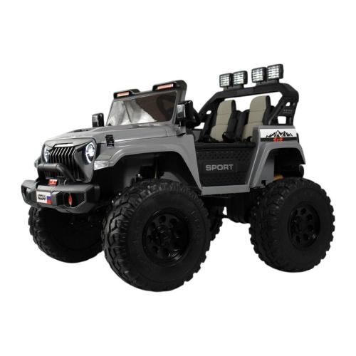 Детский электромобиль Jeep RiverToys A222AA серый