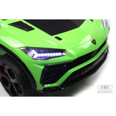 Детский электромобиль Lamborghini Urus RiverToys E777EE зелёный