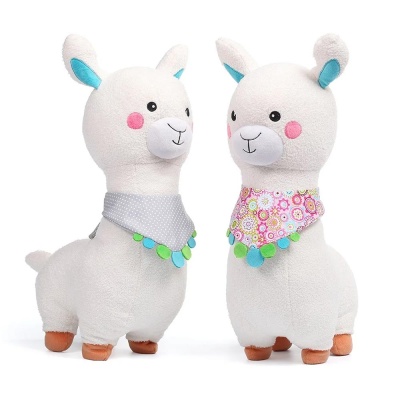 Мягкая игрушка-обнимашка с погремушкой Лама Alabama BabyOno 444