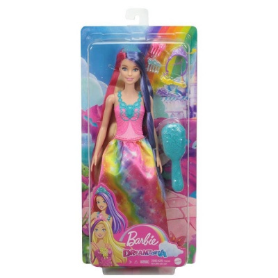Кукла Barbie Принцесса Игра с волосами Mattel GTF38