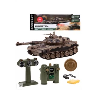 Игрушка Танк на радиоуправленииТ-90 Россия Пламенный мотор 870631