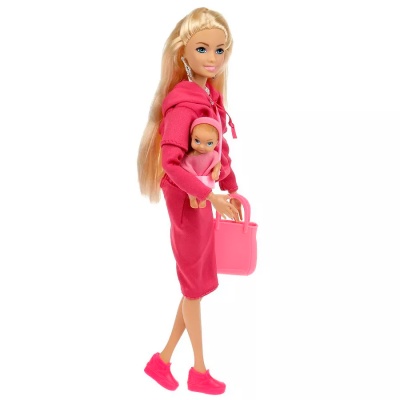 Кукла София с малышом 29 см Карапуз 66001-SET41-S-BB 2