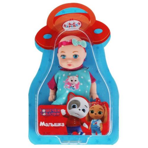 Пупс 12 см Кошечки-Собачки Карапуз Y12OF-CD-BL-RU фото 2