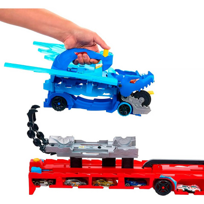Автовоз Hot Wheels Дракон перевозчик Mattel JBM72 3