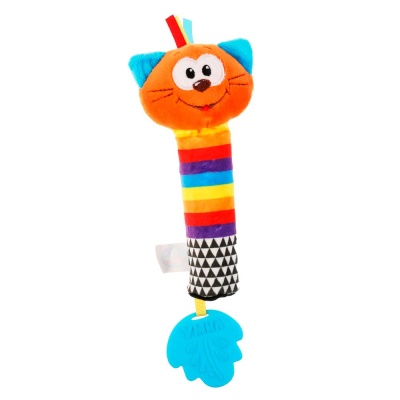 Подвесная игрушка-погремушка Рыжий котик Умка RS-C5 1