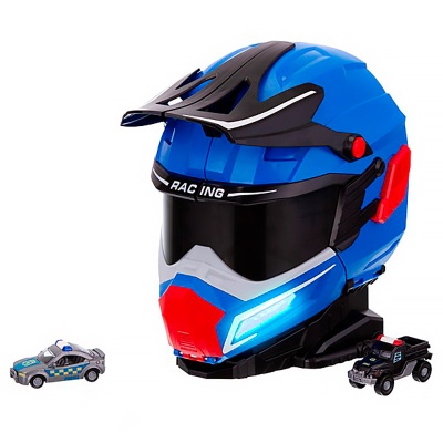 Парковка трек Шлем 2 машинки свет звук BeBoy IT109793 2