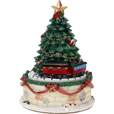 Статуэтка новогодняя Ёлочка с поездом Miland НУ-7081