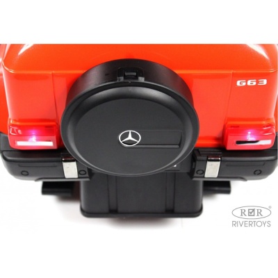 Детский толокар Mercedes-Benz G63 RiverToys Z001ZZ-B красный бриллиант 03