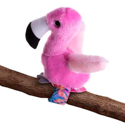 Интерактивная игрушка со слэп браслетом Фламинго Happy Yappers 9592 4