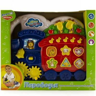 Развивающая игрушка Mommy Love FV10FY Паровозик (озвученная)