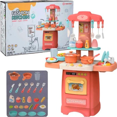 Набор игровой Кухня свет звук аксессуары YaFen 889-176 2
