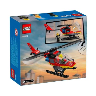 Конструктор Lego City 60411 Пожарно-спасательный вертолет