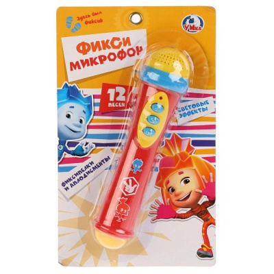Микрофон 12 песен из мультфильма Фиксики Умка B1082812-R12