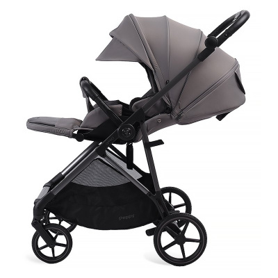 Прогулочная коляска Peppy Amici Grey рама серая 05