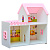 Домик для кукол Мини Pema kids бело-розовый/принт