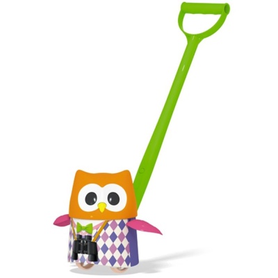 Игрушка Каталка на ручке Сова Stellar 01957