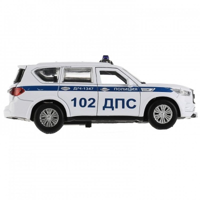 Игрушка Машина Infiniti QX80 Полиция Технопарк QX80-12POL-WH