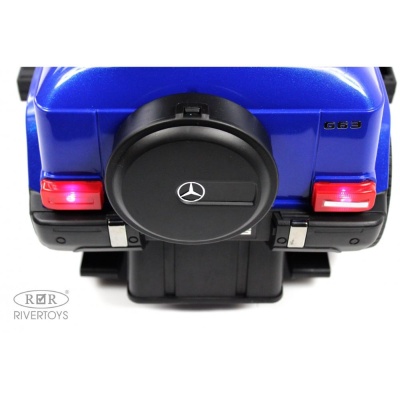 Детский толокар Mercedes-Benz G63 RiverToys Z001ZZ-B синий бриллиант 04 Детский толокар Mercedes-Benz G63 RiverToys Z001ZZ-B синий бриллиант 04