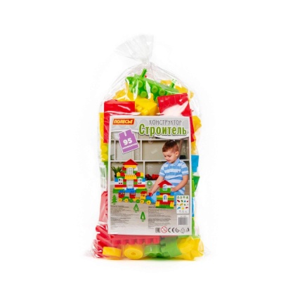 Конструктор Строитель 95 элементов Полесье 0583 02