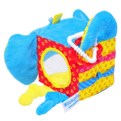 Развивающая мягкая игрушка Кубик Слон Мякиши 306