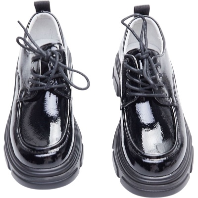 Полуботинки школьные Baden KPZ091-040 чёрный 05