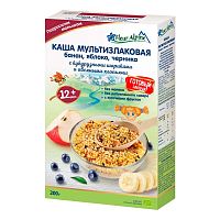 Каша Fleur Alpine мультизлаковая с бананом яблоком и черникой с 12 месяцев 200 г