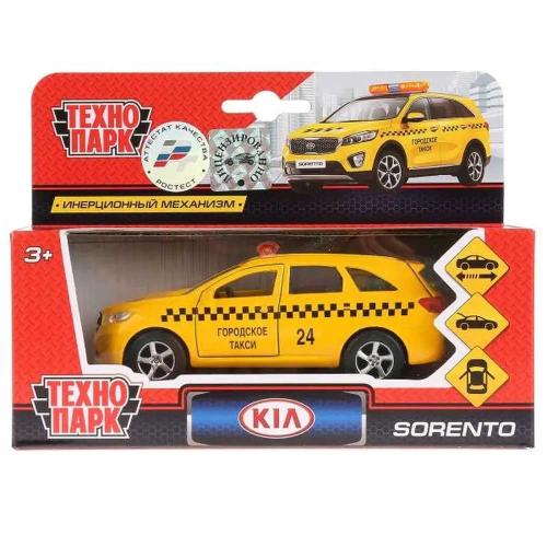 Машинка металлическая Kia Sorento Prime Такси Технопарк SB-17-75-KS-T-WB фото 4