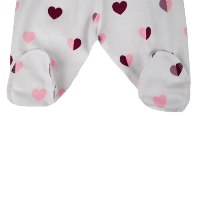 Ползунки Сердца Чуди Кидс 102423 белый 02