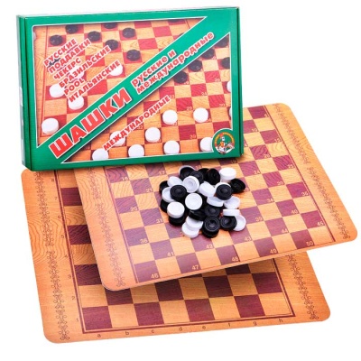 Игра настольная Шашки большие Десятое королевство 01068