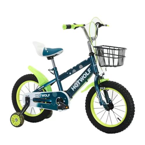 Велосипед детский двухколёсный Junfa Toys 16HW-1039 зеленый