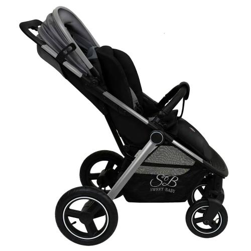 Коляска прогулочная Suburban Compatto Air Silver Gray Sweet Baby фото 3