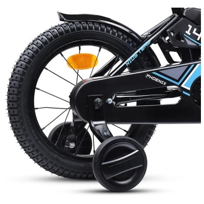 Велосипед двухколёсный 14 Rocket Phoenix 14.PHOENIX.BK/BL.25 чёрно-синий 04