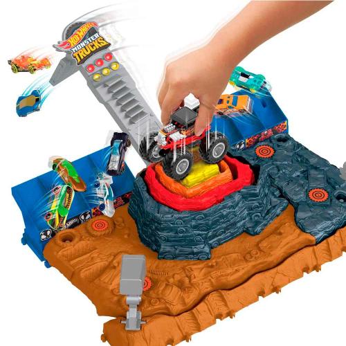 Автотрек  Невероятная арена для разрушителей 1 машинка Hot Wheels HNB96 фото 2