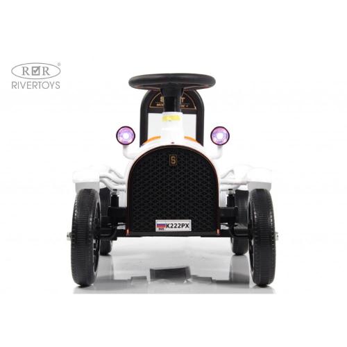 Детский электромобиль RiverToys K222PX белый фото 2