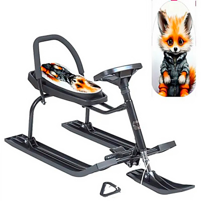 Снегокат Snowkat Play Грей со складной спинкой 212 4