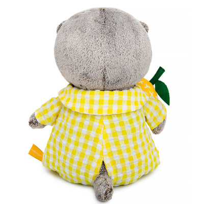Мягкая игрушка Кот Басик Baby в комбинезоне в клетку Budi Basa BB-165 3