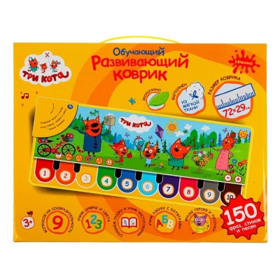 Обучающий развивающий коврик Три Кота Умка YQ3007-R