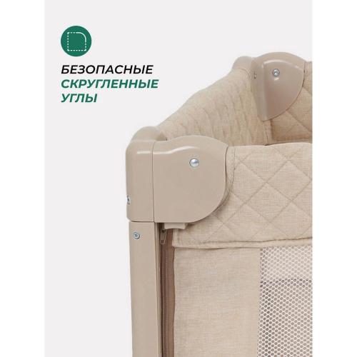 Манеж детский MOWBaby Play Plus RP102 beige фото 6