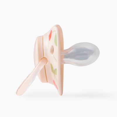 Соска пустышка силиконовая симметричная 12-24 месяцев Happy Baby 13008/1 cherry 2