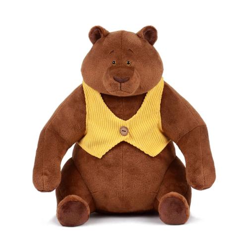 Мягкая игрушка Медведь Mr Brown в жилетке 30 см Kult 163-1/кч/30 фото 2