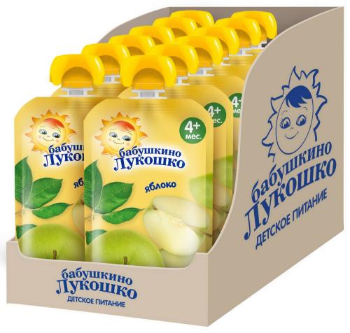 Пюре Яблоко 90 г с 4 месяцев Бабушкино Лукошко фото 3