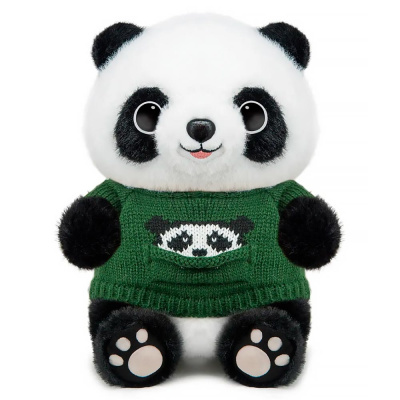 Мягкая Игрушка Панда в Зеленом Свитере 25 см MaxiToys 022502-25-GR 2