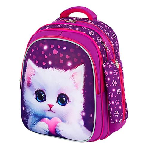 Рюкзак Mind детский Humble Cat 2 отделения пенал Brauberg 273176
