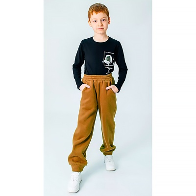 Брюки для мальчика Colabear 620021 коричневые 2