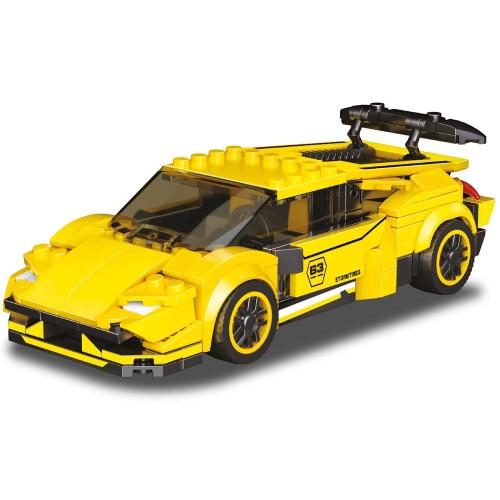 Конструктор Гонка Жёлтый спорткар Mioshi Tech MTE0709-056