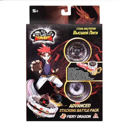 Игрушка Волчок Стакинг Адвансд Fiery Dragon Infinity Nado 38775 фото 4