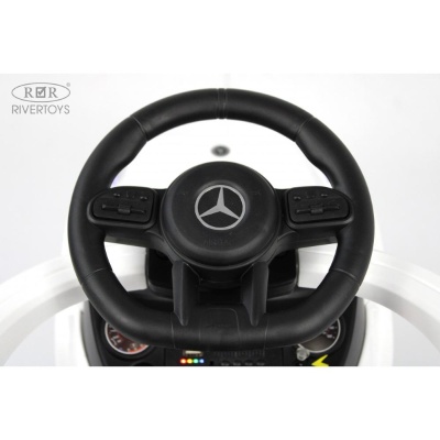 Детский толокар Mercedes-Benz G63 RiverToys Z001ZZ-B белый бриллиант 04 Детский толокар Mercedes-Benz G63 RiverToys Z001ZZ-B белый бриллиант 04