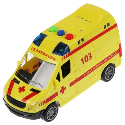 Игрушка Машина 14,5см Mercedes-benz sprinter Скорая Технопарк