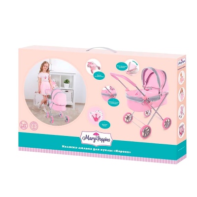 Коляска-люлька для кукол Корона Mary Poppins 67214 02