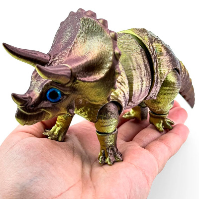 Подвижная 3D-игрушка Трицератопс Большая Берта FunBerry Toys 709